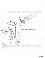 CAM CATENA AND TENSIONER