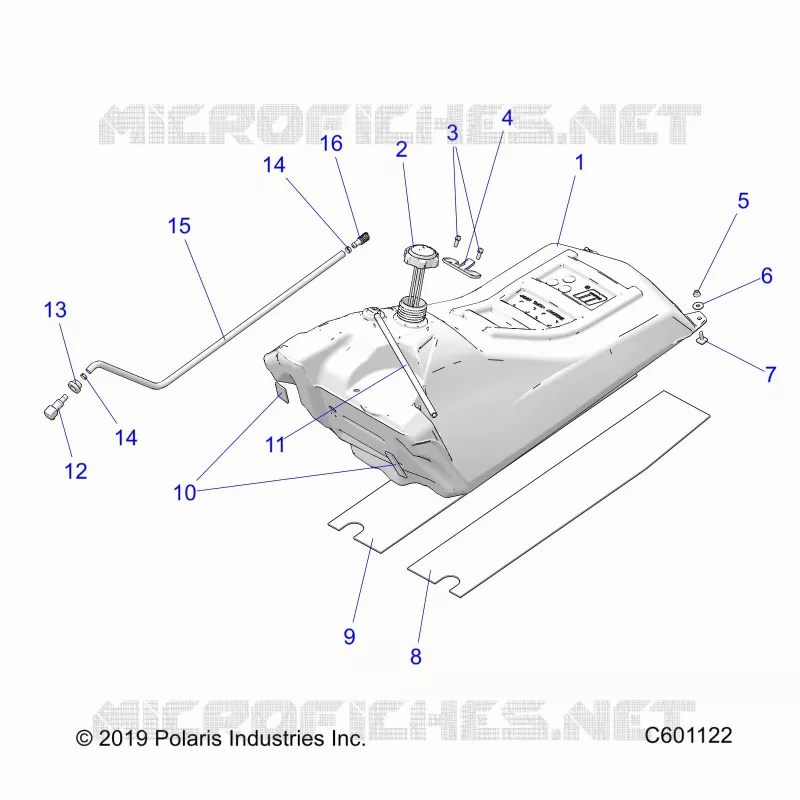SISTEMA DI ALIMENTAZIONE CARBURANTE, FUEL TANK ASM.