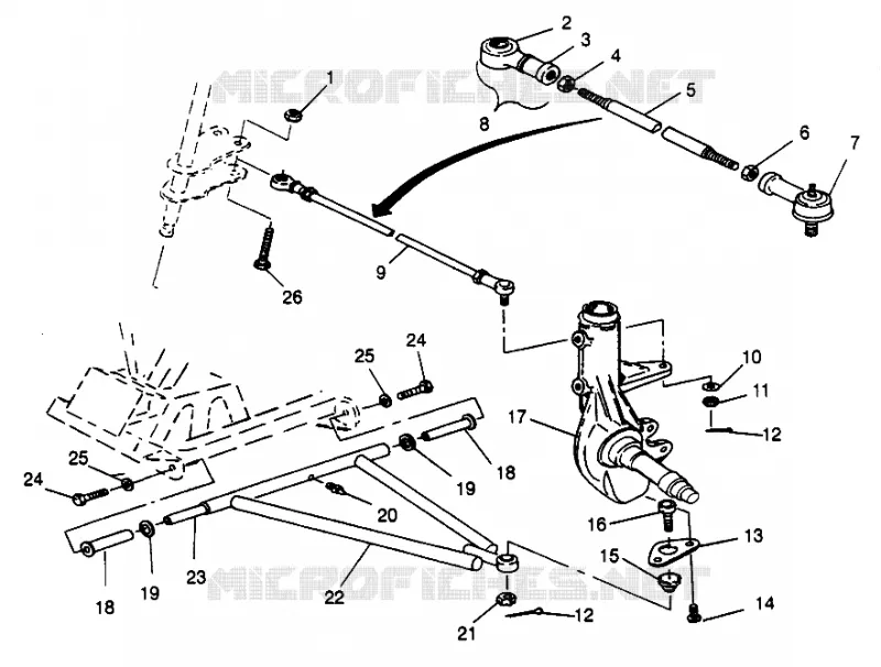 wishbones Magnum 2X4 W967544 (4936033603B007)