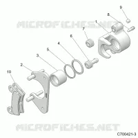 FRENO POSTERIORE CALIPER