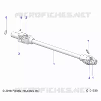 DRIVE TRAIN, FRONT PROP ALBERO