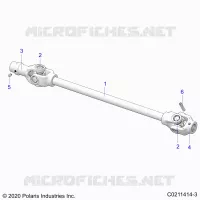 TRASMISSIONE, FRONT PROP SHAFT