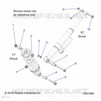 SUSPENSION, SHOCK MONTAGGIO, REAR SUSP.