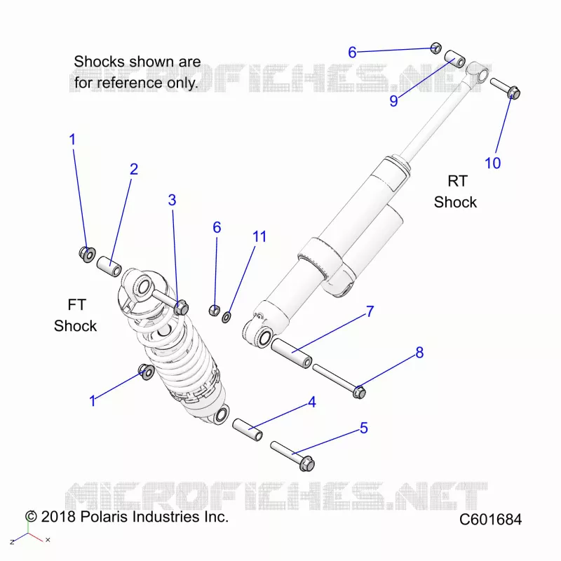 SUSPENSION, SHOCK MONTAGGIO, REAR SUSP.