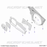 BODY, CLOSE OFF PANEL and ACCESS PANEL