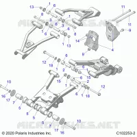 SOSPENSIONE POSTERIORE CONTROL ARM MOUNTING