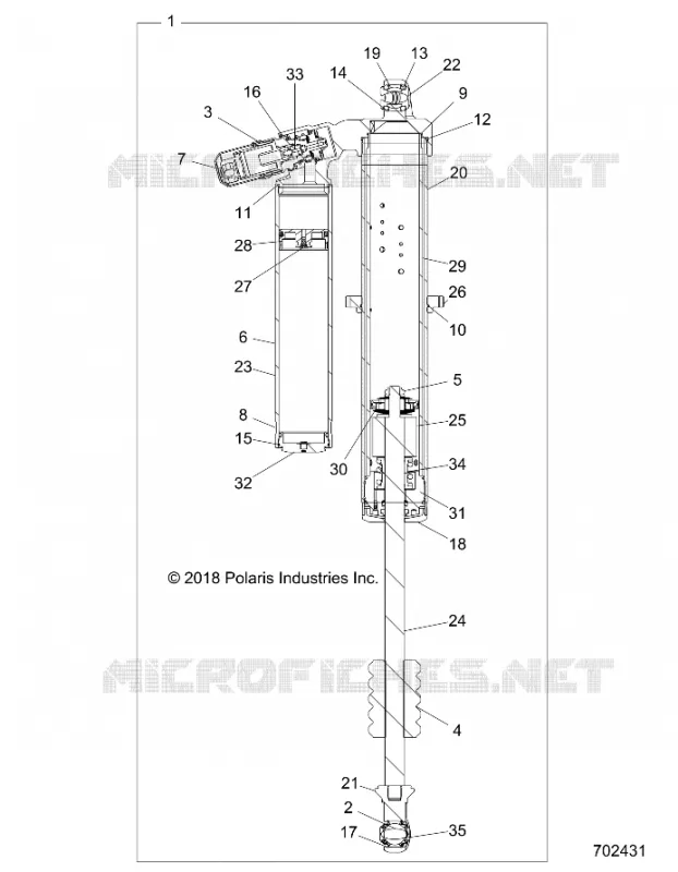 SOSPENSIONE POSTERIORE SHOCK INTERNALS