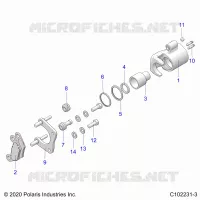 BRAKES, BRAKE PINZA FRENO POSTERIORE