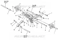 ANTERIORE COPPIA ARM TRAIL / 0930761 and  TRAIL DELUXE / 0930243 (4923222322023A)