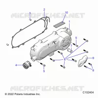 TRASMISSIONE, CLUTCH COVER AND DUCTING