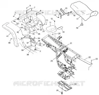POSTERIORE CAB   SEDILE XPLORER 300 W97CC28C (4939813981A005)