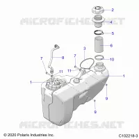 SISTEMA DI ALIMENTAZIONE CARBURANTE, FUEL TANK