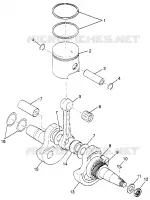 PISTONEEE   ALBERO MOTORE (BLAZER) TRAIL BLAZER W97BA25C (4940124012D001)
