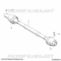 TRASMISSIONE, FRONT PROP SHAFT