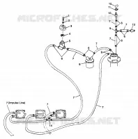 SISTEMA DI ALIMENTAZIONE CARBURANTE SL 900 B974091 and SL 1050 B974090 (4940974097A011)