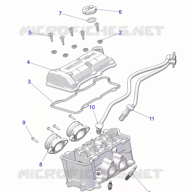 ENGINE, THROTTLE BODY AND VALVOLA COPERTURA