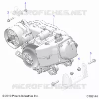 MOTORE, MOTORE AND TRANSMSSION MOUNTING