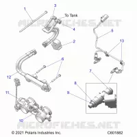 SISTEMA DI ALIMENTAZIONE CARBURANTE, RAIL, LINES AND THROTTLE BODY