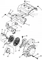 VENTILATORE HOUSING   RINCULO LITE GT 0973133 and EUROPEAN LITE GT E973133 (4938253825C010)