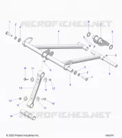 SUSPENSION, ANTERIORE COPPIA ARM