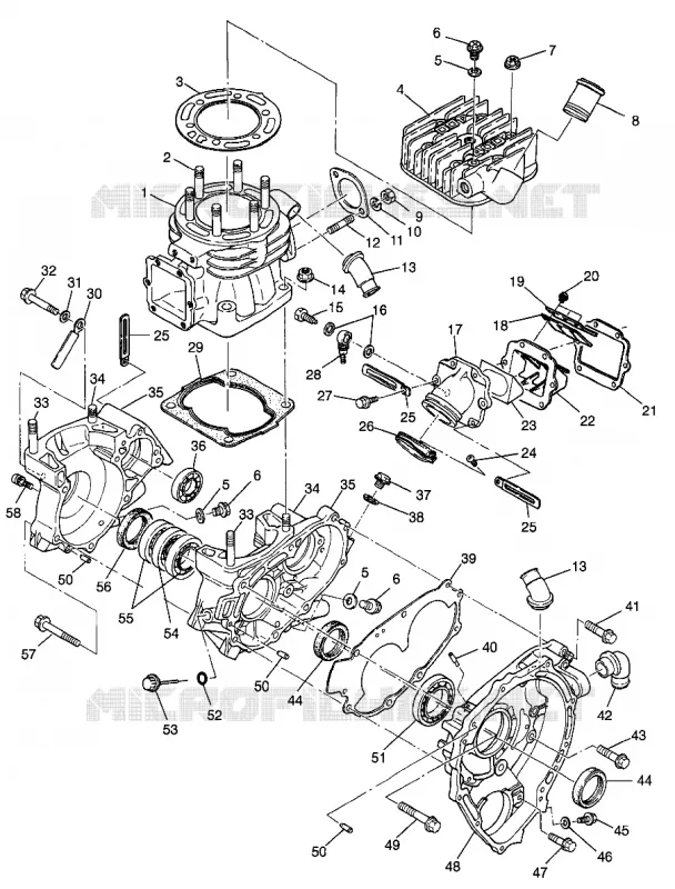 CARTER AND CILINDRO BIG BOSS 6X6 400L W97AE38A (4940814081D007)