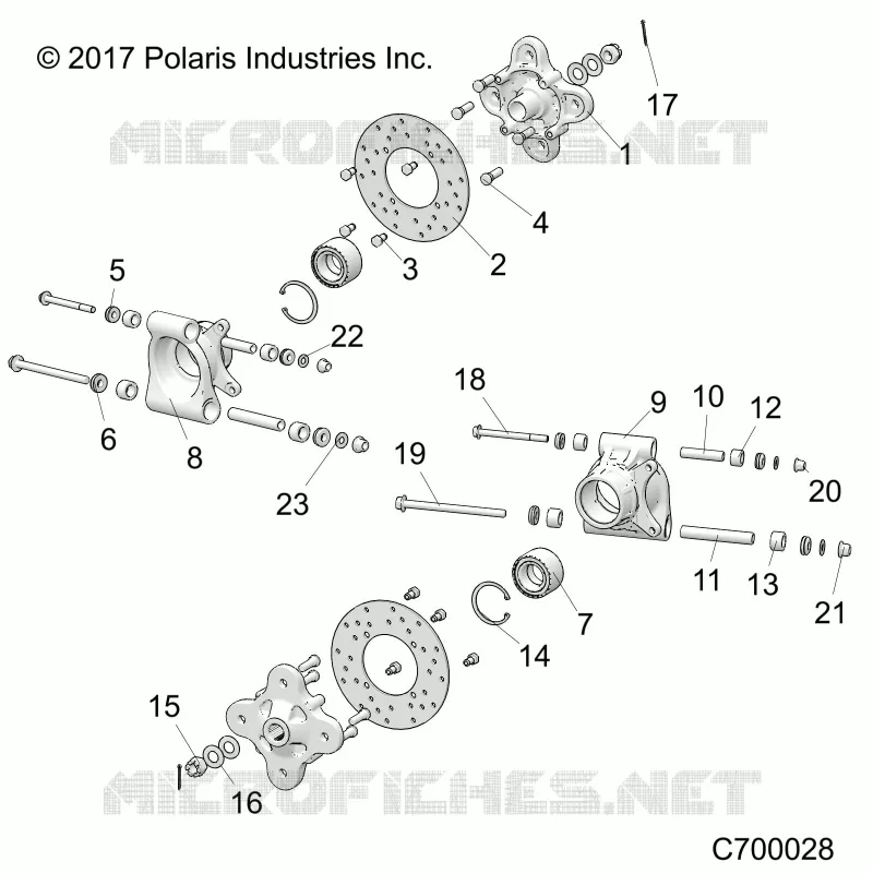 SUSPENSION, PORTAPACCHI POSTERIORE