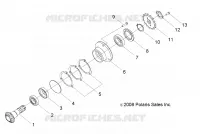 TRASMISSIONE, GEAR SHAFT OUTPUT