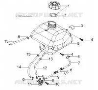 SERBATOIO DI CARBURANTE and HOSES