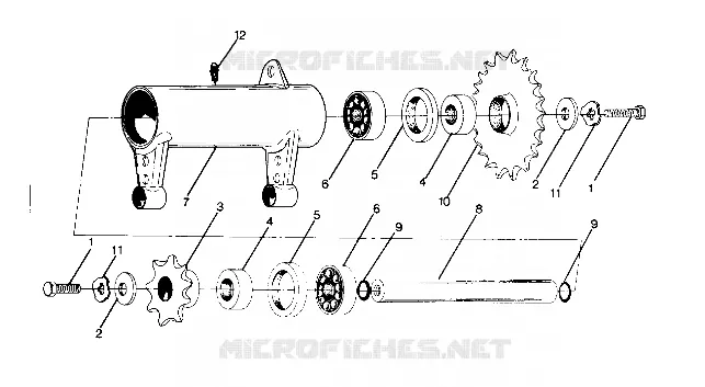 DETAILS-TRANSMISSIONE ANTERIORE ASSEMBLY CENTER TIGHTENER ASSEMBLY-PN 1380001 (4913511351033A)
