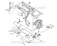 IMPIANTO DI SCARICO Sportsman 4x4 W948040 (4926842684A010)