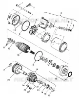 AVVIAMENTO MOTORE SL 700 B964066 and  Intl. SL 700 I964066 (4935633563C009)