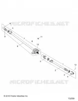 DRIVE TRAIN, FRONT PROP ALBERO