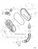 DRIVE TRAIN, COPERCHIO FRIZIONE AND DUCTING