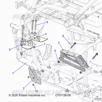 CHASSIS, MOTORE AND REAR DRIVELINE MOUNTING