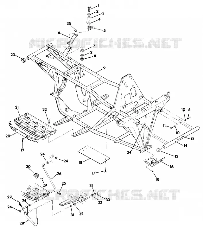 MONTAGGIO DEL TELAIO WITH RACKS (4918411841003A)