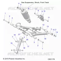 SUSPENSION, ANTERIORE COPPIA ARM
