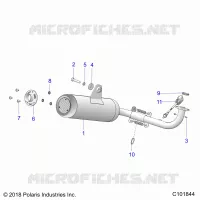 ENGINE, IMPIANTO DI SCARICO, EVAP