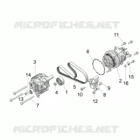 ENGINE, ALTERNATORE AND COMPRESSOR