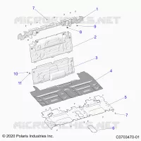 CARROZZERIA POSTERIORE CLOSEOFF, CENTER PANELS
