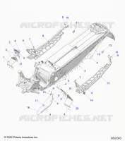 CHASSIS, PROTEZIONE FRIZIONE, FOOTRESTS, AND RUNNINGBOARDS