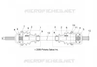 DRIVE TRAIN, TRANSMISSIONE ANTERIORE SHAFT