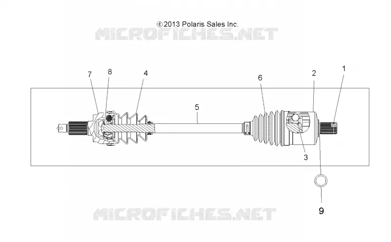 TRASMISSIONE, DRIVE SHAFT, FRONT