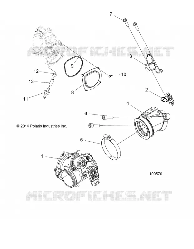 ENGINE, CORPO FARFALLATO AND FUEL RAIL