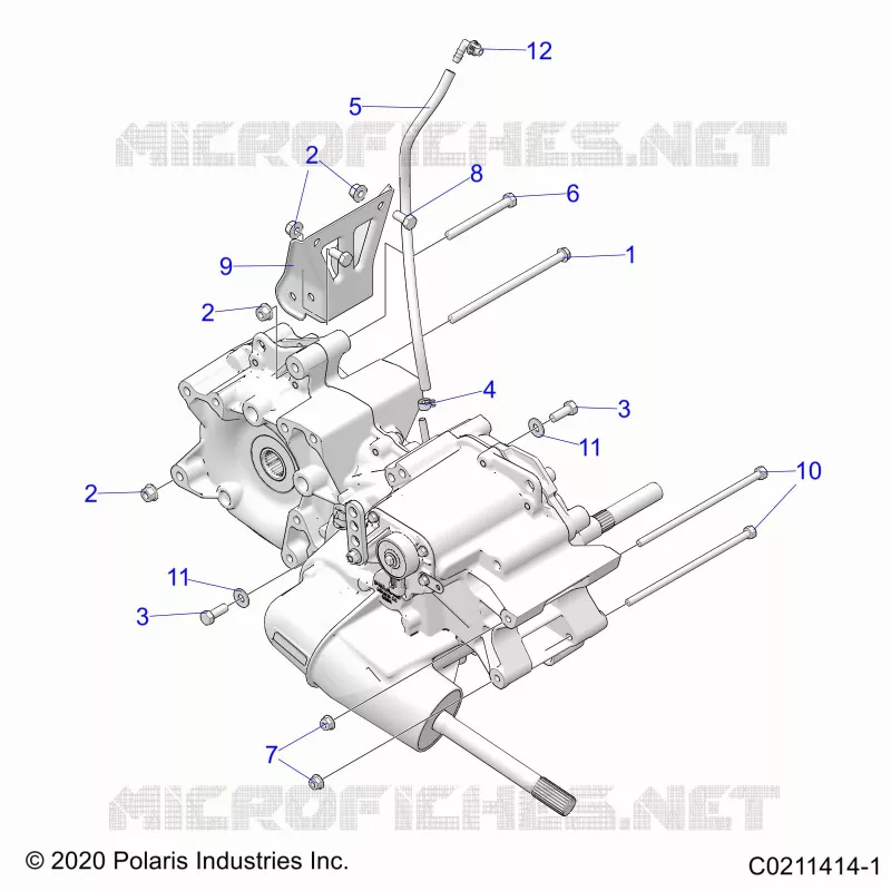 TRASMISSIONE, MAIN GEARCASE MOUNTING