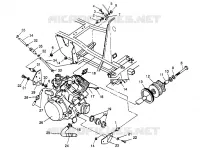 MONTAGGIO DEL MOTORE Sport 400L W958540 (4930133013A009)