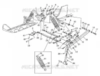 SOSPENSIONI ANTERIORI and SCIARE 700 RMK 0970966, 700 SKS 0970566, and EUROPEAN 700 (4938573857B001)