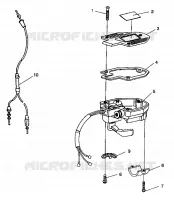 CONTROLLI-ACCELERATORE ASM./CABLE Trail Boss W938527 (4924072407016A)