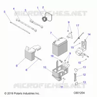 ELETTRICO, BATTERY AND CABLES