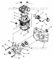 CARTER and CILINDRO STARLITE GT 0943127 (49250125010032)