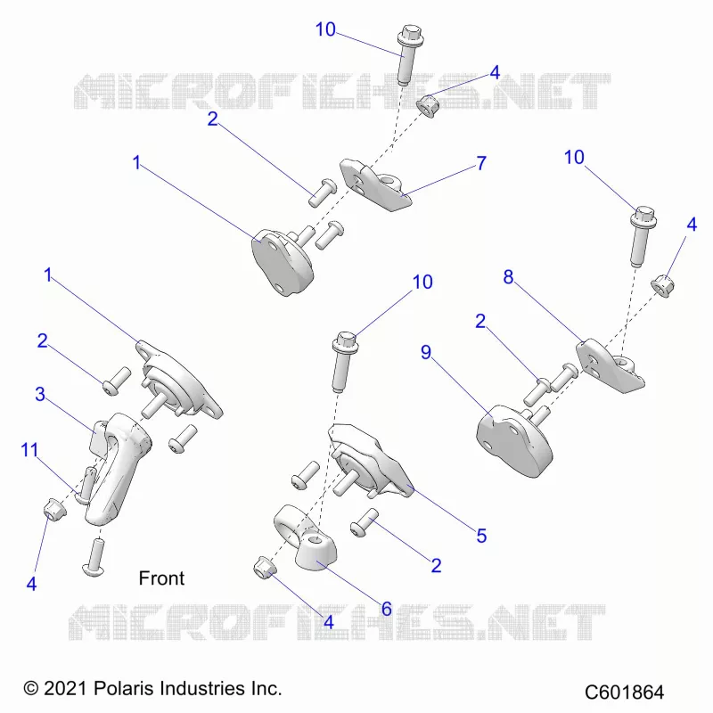MOTORE, MOUNTING & LONG BLOCK
